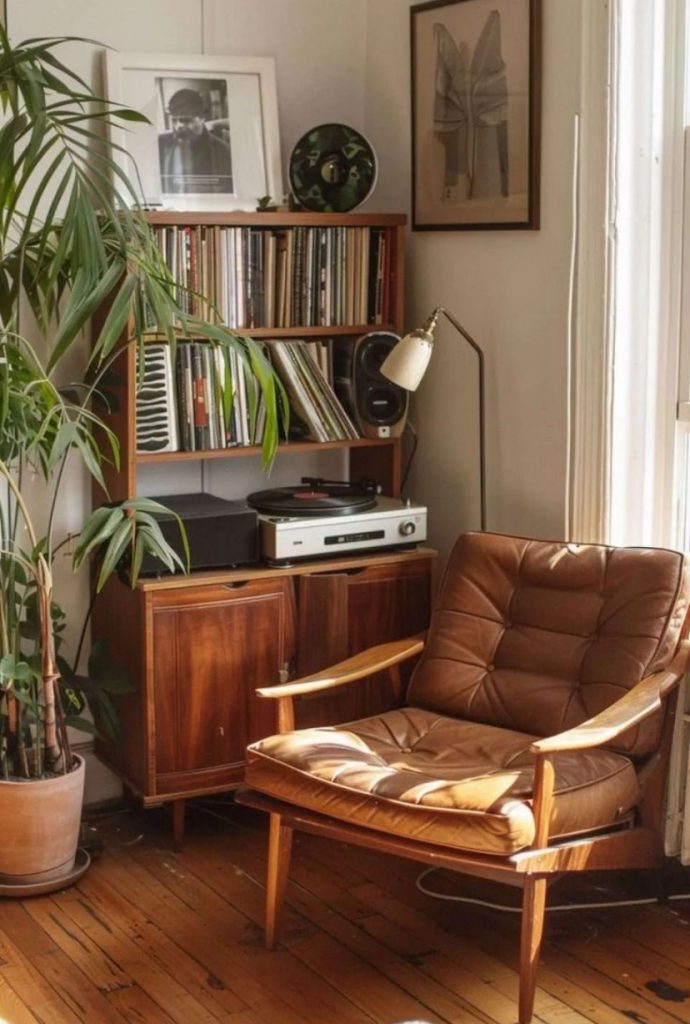 autumnal reading corner