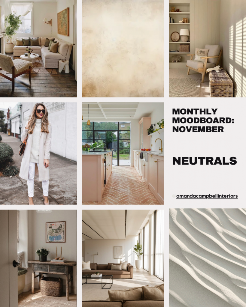 November moodboard - neutrals